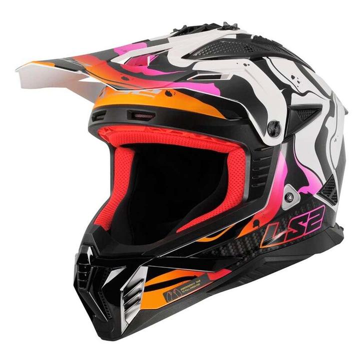 LS2 MX708 Fast II Wash Wit Offroad Helm, Motoren, Kleding | Motorhelmen, XXL, Nieuw met kaartje, Overige merken, Offroadhelm, Verzenden