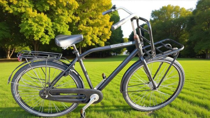 Gazelle NL Remnaaf Voordrager Naafdynamo Zwart Heren, Fietsen en Brommers, Fietsen | Heren | Herenfietsen, Gebruikt, Overige merken