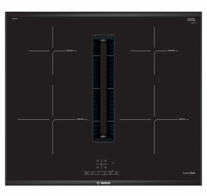 Bosch Serie 4 PIE695B15E kookplaat Zwart Ingebouwd 60 cm, Witgoed en Apparatuur, Kookplaten, Nieuw, Ophalen of Verzenden