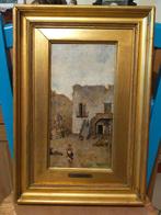 Francesco Lord Mancini (1830-1905) - Cortile con figure