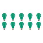 LED Lamp 10 Pack - Groen Gekleurd - E27 Fitting - 3W, Huis en Inrichting, Lampen | Tafellampen, Ophalen of Verzenden, Nieuw, Overige materialen