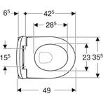 Wandcloset Geberit Renova Pack Diepspoel Kleine Sprong, Doe-het-zelf en Verbouw, Sanitair, Ophalen of Verzenden, Nieuw
