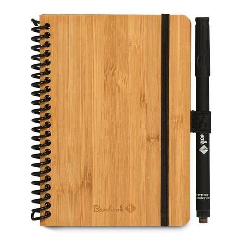 Bambook Uitwisbaar Notitieboek - Bamboe hardcover kaft - A6, Diversen, Notitieboeken, Ophalen of Verzenden