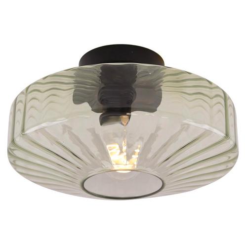 Design plafonnière groen, Sevda, Huis en Inrichting, Lampen | Plafondlampen, Nieuw, Glas, Ophalen of Verzenden