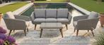 Stoel-bank Loungeset - Mire - Wicker - Antraciet - Baratti, Verzenden, Nieuw