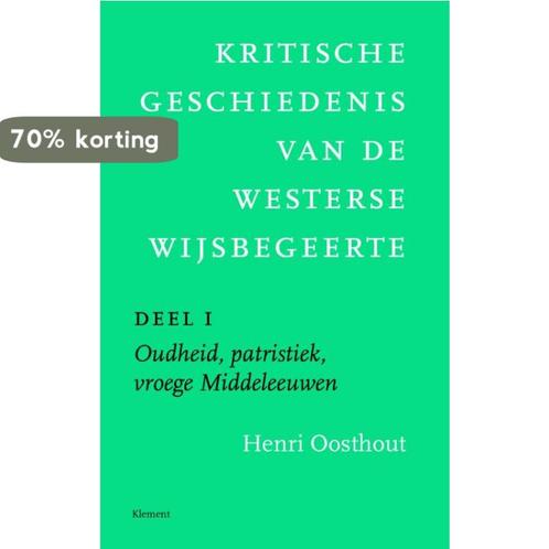 Kritische geschiedenis van de westerse wijsbegeerte 1, Boeken, Filosofie, Zo goed als nieuw, Verzenden