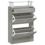 Betongrijze Schoenenkast 63cm - - OP=OP - Ruime Opberging, Ophalen of Verzenden, Nieuw, Modern en trendy