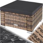 Hocker - Voetenkruk - Zitkruk - Tuinkruk - Poly-rattan - Tec, Huis en Inrichting, Banken | Voetenbanken en Poefen, Verzenden, Zo goed als nieuw