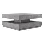 Salontafel Napels met draaibaar tafelblad betonlook, Huis en Inrichting, Tafels | Salontafels, Verzenden, Nieuw