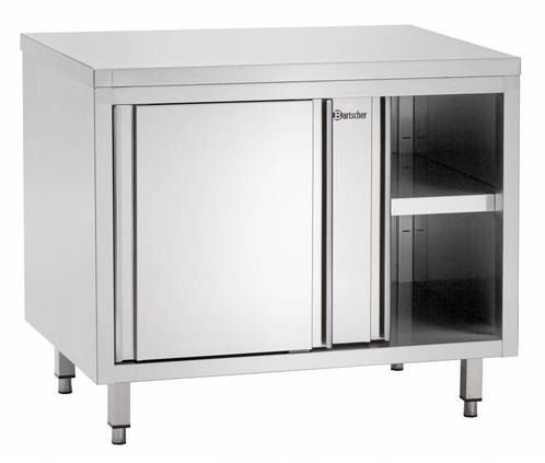 Bartscher Werkkast RVS met Tussenschap | 100x70x(H)85cm, Zakelijke goederen, Horeca | Meubilair en Inrichting, Verzenden