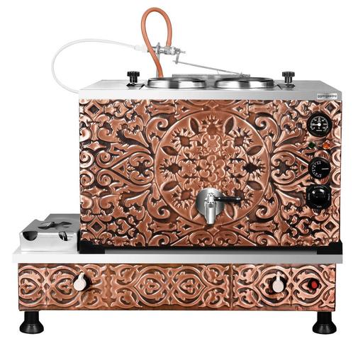 GGM Gastro | Gas & Elektrische koperen theemaker - 770mm - |, Huis en Inrichting, Keuken | Servies, Effen, Nieuw, Kop(pen) en/of Schotel(s)