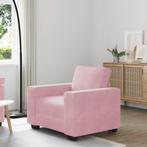 vidaXL Sofastoel Roze 60 cm Fluweel, Huis en Inrichting, Banken | Bankstellen, Verzenden, Nieuw, Stof