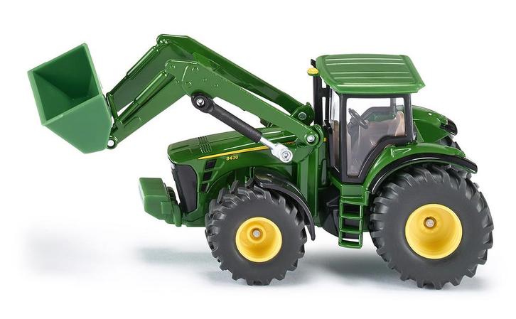 Siku John Deere tractor met frontlader 1:50 (Siku Speelgoed), Kinderen en Baby's, Speelgoed | Overig, Nieuw, Ophalen of Verzenden