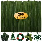 Fako Bijoux - 200 Donkergroene Pijpenragers - Set van 200, Verzenden, Nieuw