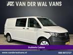 Volkswagen Transporter | 2.0 TDI L2H1 Dubbele Cabine Euro6, Auto's, Gebruikt, Euro 6, Volkswagen, Wit