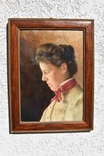 Deutsc Schule (XIX) - Profil einer Dame um 1900