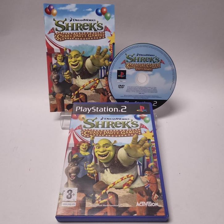 Shreks Crazy Party Games Playstation 2, Spelcomputers en Games, Games | Sony PlayStation 2, Ophalen of Verzenden