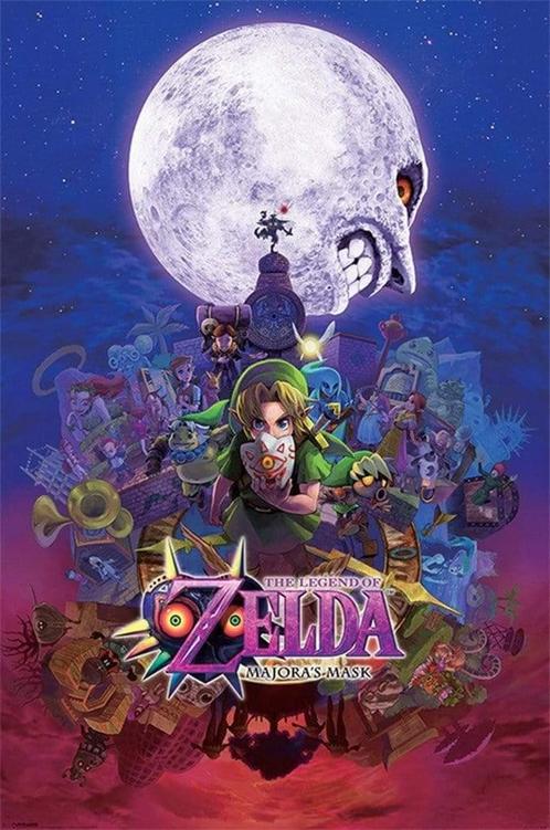 Poster The Legend of Zelda Majoras Mask 61x91,5cm, Verzamelen, Posters, Nieuw, A1 t/m A3, Verzenden