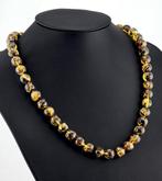 Adembenemend Bos Sieraad – BALTIC AMBER Ketting – Gouden, Antiek en Kunst