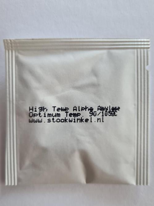 Alpha Amylase Enzymen 5 Gram - werkt tot 105, Huis en Inrichting, Keuken | Potten en Pannen, Overige typen, Nieuw, Ophalen of Verzenden