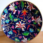 Longwy - Bord - Décor floral japonisant - Aardewerk en