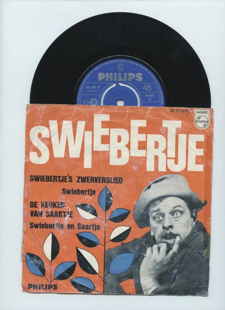 Swiebertje – Swiebertjes Zwerverslied / De Keuken Van Saart, Cd's en Dvd's, Vinyl Singles, Ophalen of Verzenden