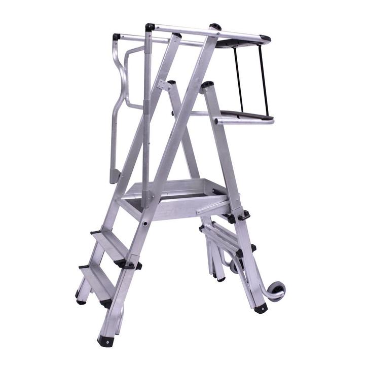 Alumexx Protect magazijntrap 3 t/m 8 treden, Doe-het-zelf en Verbouw, Ladders en Trappen, Trap, Nieuw, Verzenden