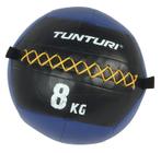 Tunturi Wall Ball 8kg Blue, Sport en Fitness, Fitnessmaterialen, Verzenden, Nieuw, Medicijnbal