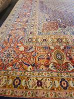 Groot Perzisch tapijt Moud 398x295 wollen vloerkleed Iran, Bruin, Ophalen of Verzenden, Perzisch tapijt groot wollen vloerkleed hand Moud geknoopt iran