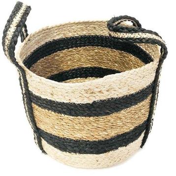 Fairtrade mand 35cm met handgrepen van Hogla en jute - H... beschikbaar voor biedingen
