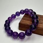 Stralende Amethist Kralen Armband – Een Symbool van Rust en, Nieuw