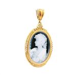 Hanger - 19.2 kt. Geel goud - 0.58ct. tw. Diamant