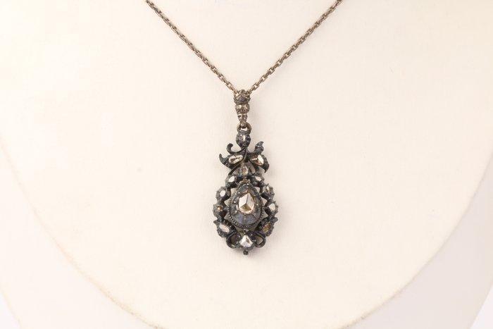 Zonder minimumprijs - Ketting met hanger Zilver - antieke, Sieraden, Tassen en Uiterlijk, Antieke sieraden