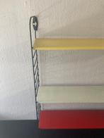 Wandrek - Metaal - Vintage modulair wandrekje met twee