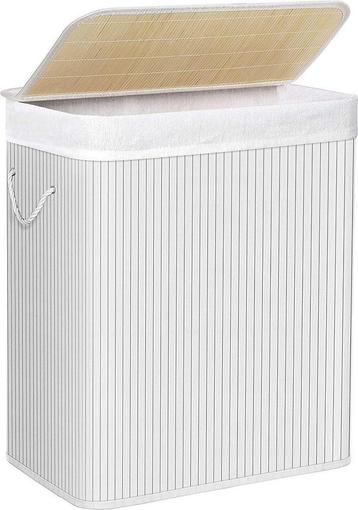 Songmics LCB071W01 Wasmand 100 L Wit van 49 voor 19 euro beschikbaar voor biedingen