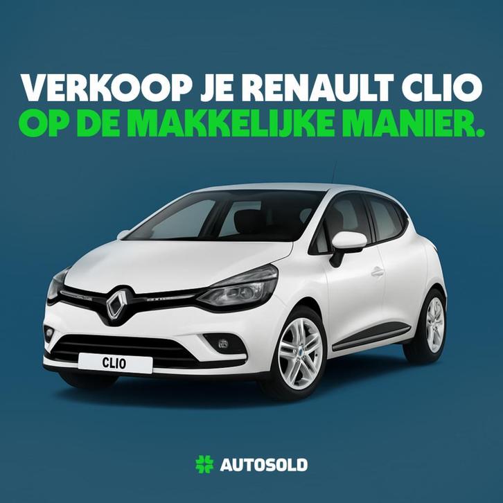 Verkoop je Renault Clio makkelijk en snel, Auto's, Renault, Te koop, Handgeschakeld, Hatchback, Clio, Benzine, Wit, Gebruikt