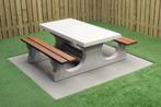 Rockwood® Betonnen Picknickset DeLuxe 1.80m, Nieuw, Rechthoekig, Ophalen of Verzenden, Hout