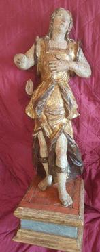 sculptuur, cornucopia antica (XVII) - 60 cm - Polychroom, Antiek en Kunst