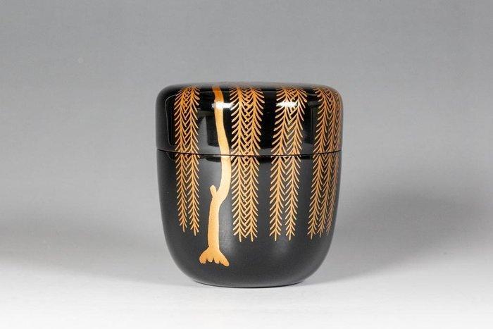Yanagi-Shigure (Wilgenregen) Maki-e Medium Theedoos - Hout,, Antiek en Kunst, Antiek | Overige Antiek