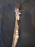 Zoomorphic-Casuaris Lumi Money Stick with Dagger, West, Antiek en Kunst, Kunst | Niet-Westerse kunst