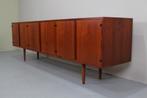 Vintage dressoir, sideboard - teak, scandinavisch jaren 60, Huis en Inrichting, Kasten | Dressoirs, Gebruikt, 200 cm of meer, Met lade(s)