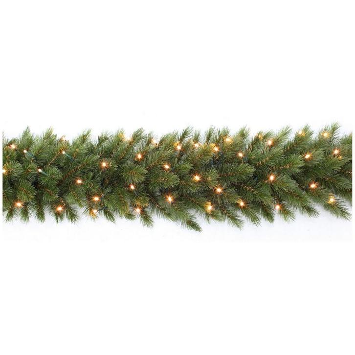 Forest Frosted Guirlande met LED Verlichting - L180 cm - Gro, Huis en Inrichting, Woonaccessoires | Wanddecoraties, Nieuw, Verzenden