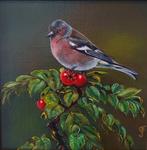 T. Teunis(1945-) - Vink op disteltak