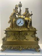 Klok - Sabino, Paris - Antiek Verguld, Brons - 1800-1850, Antiek en Kunst