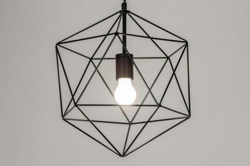 Rietveld Hanglampen - Zwart - Metaal, Huis en Inrichting, Lampen | Hanglampen, Verzenden
