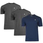 Donnay Donnay Heren - 3-Pack - T-Shirt Vince - Donkergrijs &, Verzenden, Nieuw