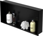 Inbouwnis badkamer - Wandnis - 60x30x10 cm - Zwart - LuxeBat, Verzenden, Nieuw