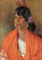 Régis Deygas (1876-1943) - Portrait dune dame, Antiek en Kunst