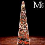 Levendige rode insluitsels ZELDZAM!!! Peanut Obsidian