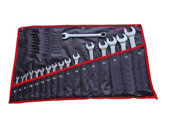 Veiling - 17-delige Ring- Steeksleutelset 6-36mm Chrome Vana, Doe-het-zelf en Verbouw, Gereedschap | Handgereedschap